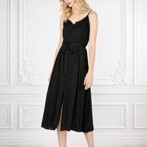 Size 8 Medium Vince Camuto Button Dress Silky